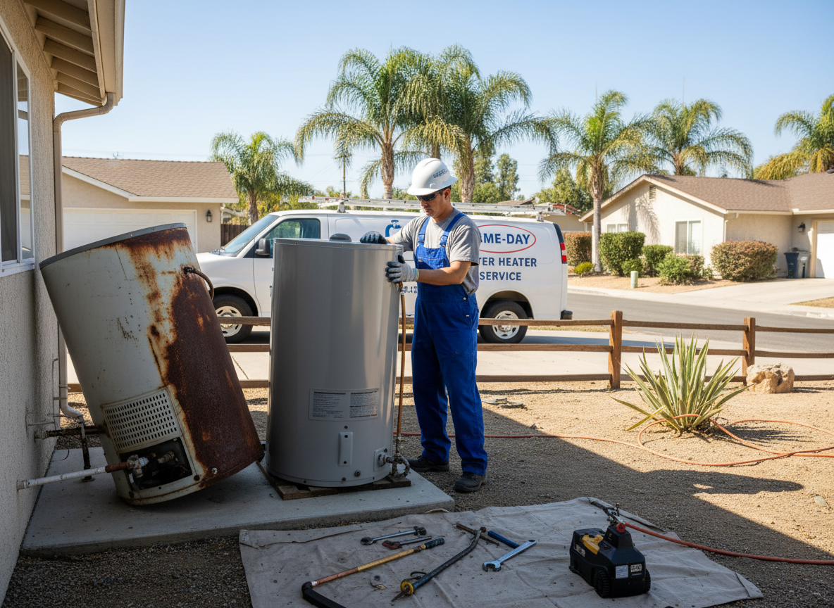 water heater repair in Old Escondido