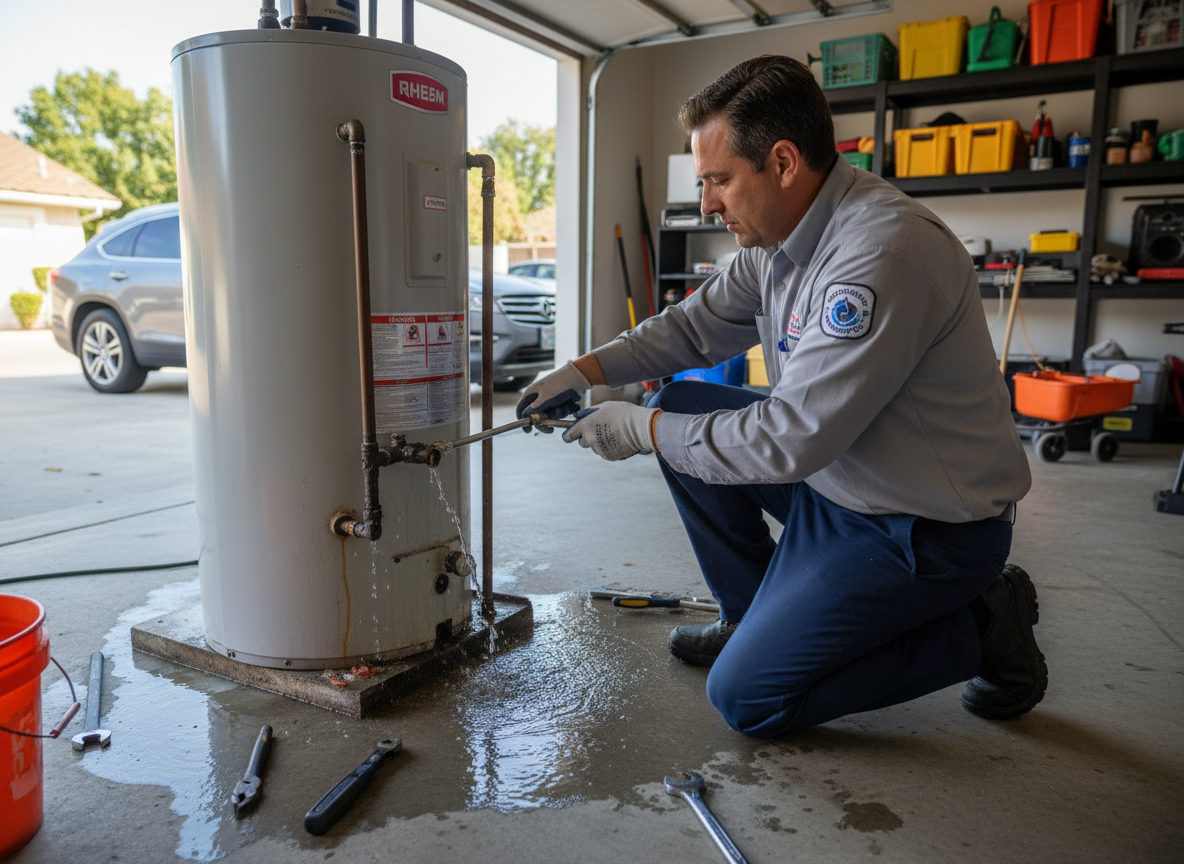 Water Heater Leak Repair in Escondido, CA